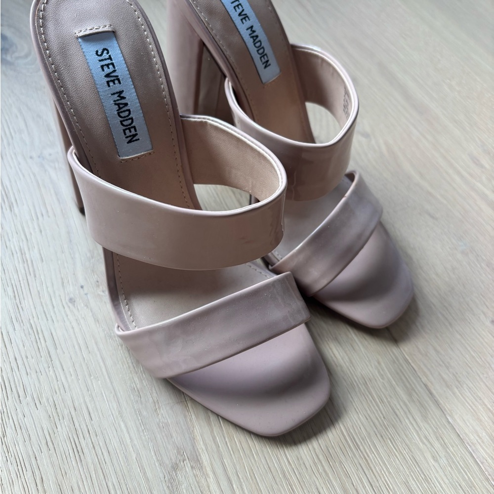 Steve Madden Nude Strappy Heels
